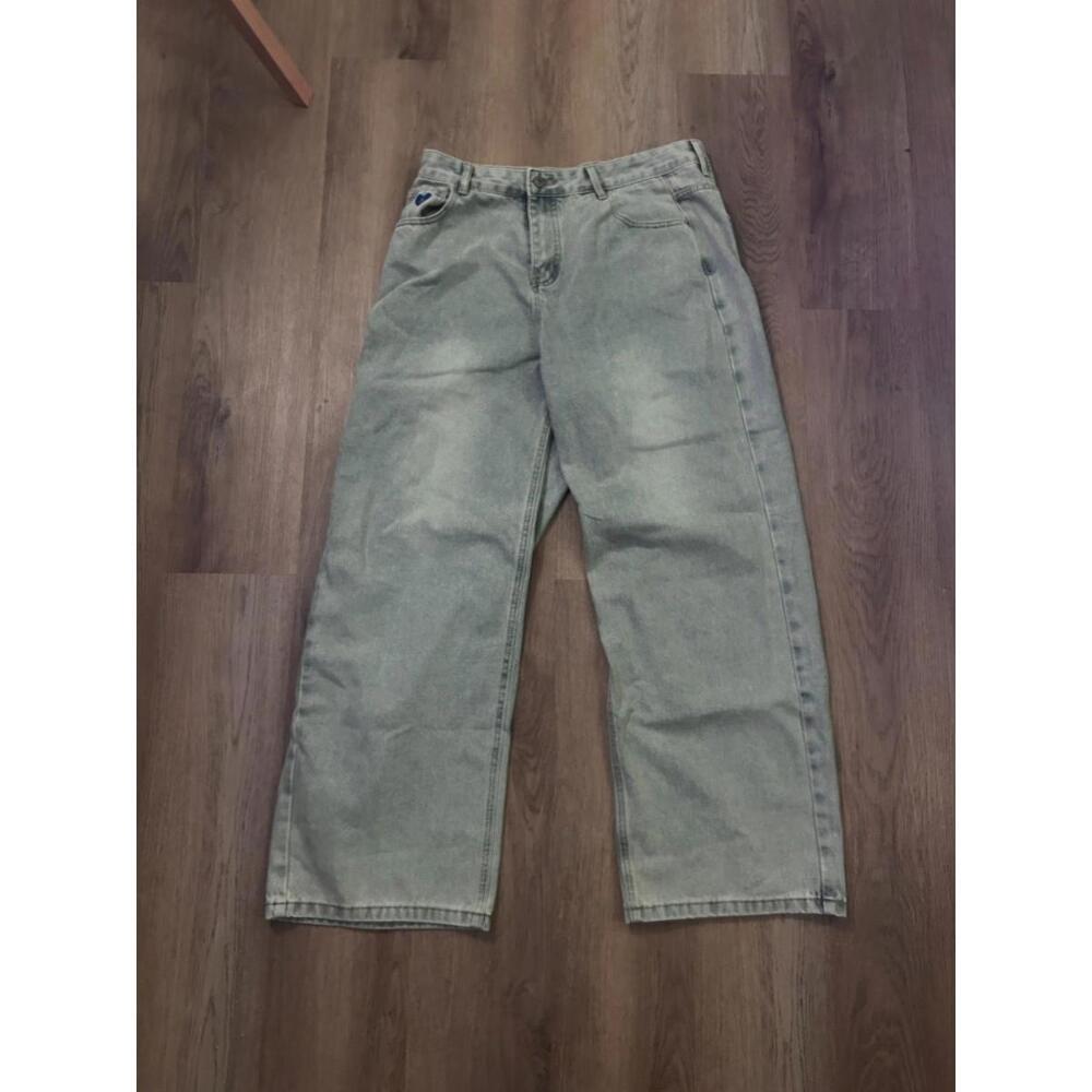 Alfric Eden Lightwash Baggy Denim Size 36